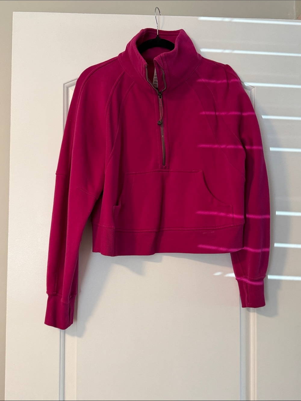Lululemon Women's Fuchsia Half-Zip Pullover Sweatshirt